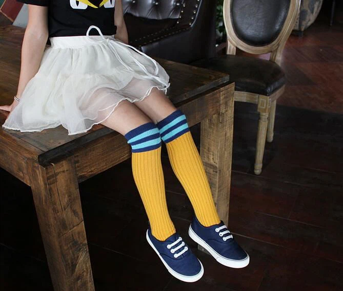 Cartoon Cotton Knee Kids Socks